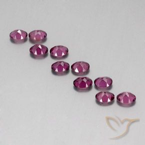 4.57캐럿 천연 라즈베리 레드 로돌라이트 가넷 보석, 타원형 컷, VS