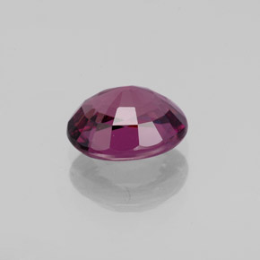 1.96캐럿 천연 붉은빛 퍼플 로돌라이트 가넷, 타원형 컷, 8.3×6.6 mm, VS