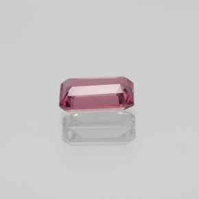 0.76캐럿 천연 라즈베리 레드 로돌라이트 가넷, 에메랄드 컷, 6.5×4 mm, VVS