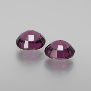 2.90캐럿 천연 라즈베리 레드 로돌라이트 가넷 보석, 타원형 컷, 7×6 mm, VVS-VS