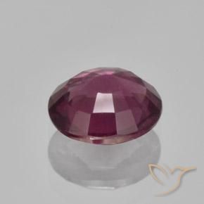 1.60캐럿 천연 라베리 레드 로돌라이트 가넷, 타원형 컷, 7.6×6.6 mm, VS