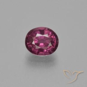 1.71ct 자연스러운 라베리 레드 로돌라이트 가넷, 타원형, VS