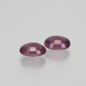 2.12캐럿 천연 딥 마젠타 핑크 로돌라이트 가넷 보석, 타원형 컷, 7.2×5.2 mm, VS