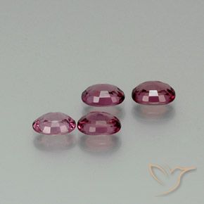 3.99캐럿 천연 미디엄 다크 퍼플 로돌라이트 가넷 보석, 타원형, VVS-VS