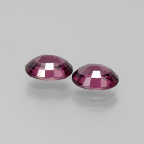 1.98캐럿 천연 라베리 레드 로돌라이트 가넷 보석, 타원형 컷, 6.8×5.1 mm, VS