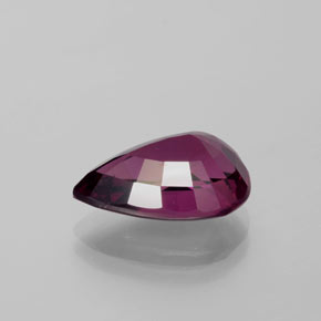 5.79캐럿 천연 라즈베리 레드 로돌라이트 가넷, 배 모양, VVS