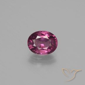 1.62ct 자연스러운 딥 마젠타 핑크 로돌라이트 가넷, 타원형, VS