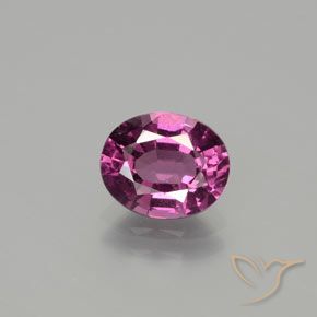 1.79ct 자연스러운 적자색 로돌라이트 가넷, 타원형, VS