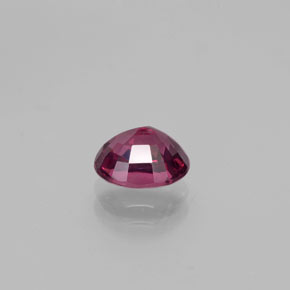 1.77캐럿 천연 라즈베리 레드 로돌라이트 가넷, 타원형 컷, 7.7×6 mm, VS