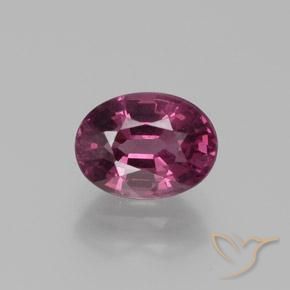 1.87ct 자연스러운 라베리 레드 로돌라이트 가넷, 타원형, VS