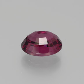 1.82캐럿 천연 라즈베리 레드 로돌라이트 가넷, 타원형 컷, 7.9×6.1 mm, VVS-VS