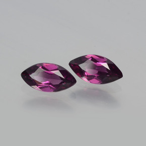 캐럿 천연 라즈베리 레드 로돌라이트 가넷 보석, 마퀴즈, 7.9×4.1 mm, VS