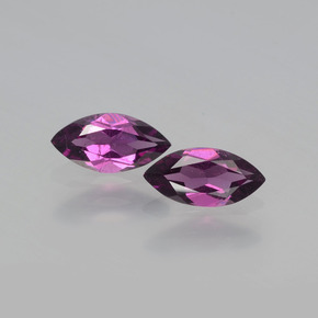 캐럿 천연 라즈베리 레드 로돌라이트 가넷 보석, 마퀴즈, 7.9×3.8 mm, VS