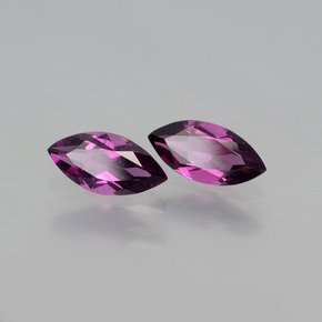 캐럿 천연 라즈베리 레드 로돌라이트 가넷 보석, 마퀴즈, 7.9×3.8 mm, VS