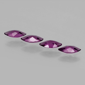 캐럿 천연 라즈베리 레드 로돌라이트 가넷 보석, 마퀴즈, 8×3.9 mm, VS