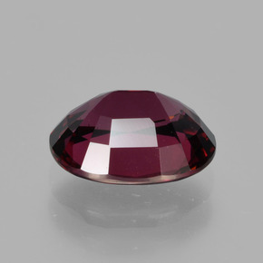 2.11캐럿 천연 라즈베리 레드 로돌라이트 가넷, 타원형 컷, 8.5×6.7 mm, VVS