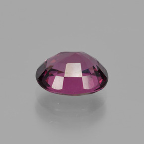 1.89캐럿 천연 라즈베리 레드 로돌라이트 가넷, 타원형 컷, 7.9×6.8 mm, VS