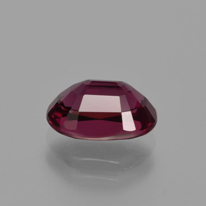 2.01캐럿 천연 라즈베리 레드 로돌라이트 가넷, 타원형 컷, 8.6×6 mm, VVS