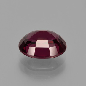 2.62캐럿 천연 라즈베리 레드 로돌라이트 가넷, 타원형 컷, 8.9×7.4 mm, VS