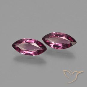 2.30캐럿 천연 라베리 레드 로돌라이트 가넷 보석, 마퀴즈, 10×4.8 mm, VS