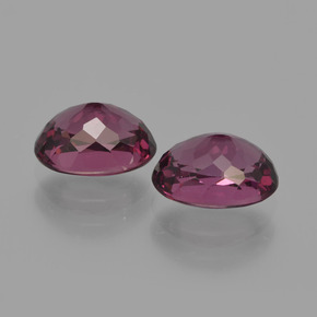 2.52캐럿 천연 마젠타-핑크 로돌라이트 가넷 보석, 타원형 컷, 7.2×5.3 mm, VS