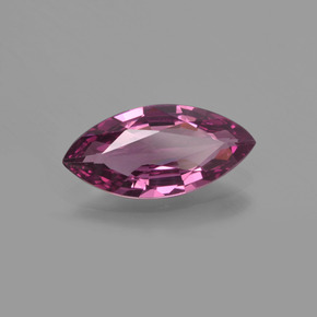 1.29캐럿 천연 미디엄 퍼플 로돌라이트 가넷, 마퀴즈, 11×5.3 mm, VVS-VS