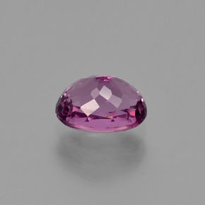 1.40캐럿 천연 라즈베리 레드 로돌라이트 가넷, 타원형 컷, 7.1×5.4 mm, VVS-VS