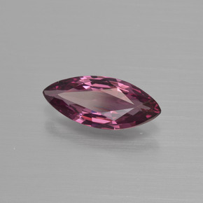 1.16캐럿 천연 라즈베리 레드 로돌라이트 가넷, 마퀴즈, 10.9×4.8 mm, VS