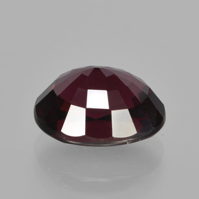 4.42캐럿 천연 라즈베리 레드 로돌라이트 가넷, 타원형 컷, 10.3×8.2 mm, VS