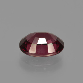 2.04캐럿 천연 라즈베리 레드 로돌라이트 가넷, 타원형 컷, 8.7×6.7 mm, VS