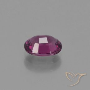 1.03캐럿 천연 미디엄 퍼플 로돌라이트 가넷, 타원형 컷, 6.9×5.3 mm, VS