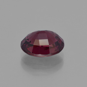 2.89캐럿 천연 라즈베리 레드 로돌라이트 가넷, 타원형 컷, 9.3×7.3 mm, VS