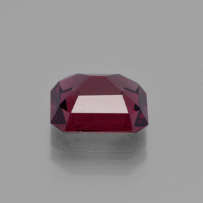 2.98캐럿 천연 라즈베리 레드 로돌라이트 가넷, 에메랄드 컷, 8.8×7.6 mm, VVS-VS