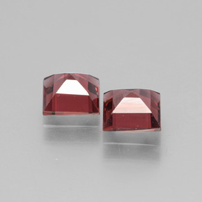 캐럿 천연 핑크빛 로즈 로돌라이트 가넷 보석, 스퀘어, 5.1×5.1 mm, VS