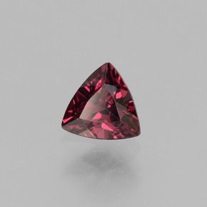 0.66캐럿 천연 핑크빛 로즈 로돌라이트 가넷, 트릴리언, 5.4×5.3 mm, VS