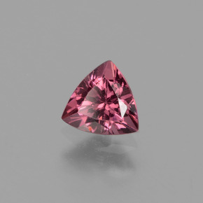 0.51캐럿 천연 핑크빛 로즈 로돌라이트 가넷, 트릴리언, 5.1×5 mm, VVS-VS