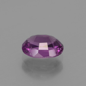 1.26캐럿 천연 보랏빛 핑크 로돌라이트 가넷, 타원형 컷, 7.1×5.9 mm, VS