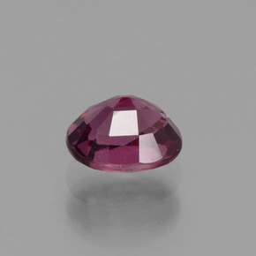 1.10캐럿 천연 핑크빛 로즈 로돌라이트 가넷, 타원형 컷, 6.4×5.1 mm, VVS-VS
