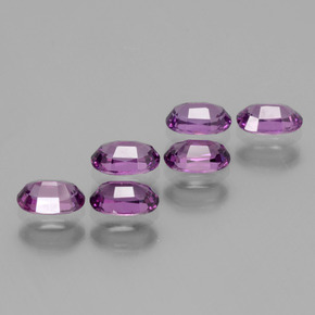 2.53캐럿 천연 핑크빛 로즈 로돌라이트 가넷 보석, 타원형 컷, 5.4×3.4 mm, VS