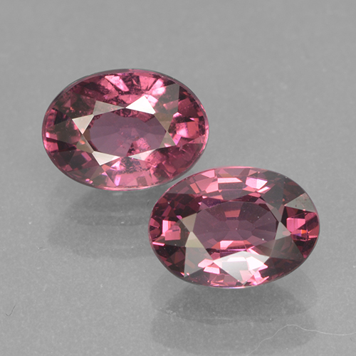 2.32캐럿 천연 라즈베리 레드 로돌라이트 가넷 보석, 타원형 컷, 7.1×5.2 mm, VVS-VS