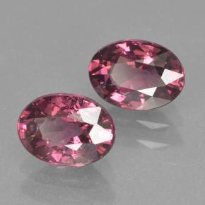 2.32캐럿 천연 라즈베리 레드 로돌라이트 가넷 보석, 타원형 컷, 7.1×5.2 mm, VVS-VS
