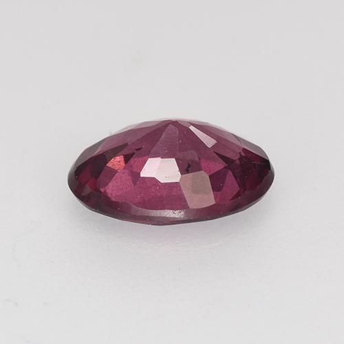 0.95캐럿 천연 라즈베리 레드 로돌라이트 가넷, 타원형 컷, 7.1×5.2 mm, VS