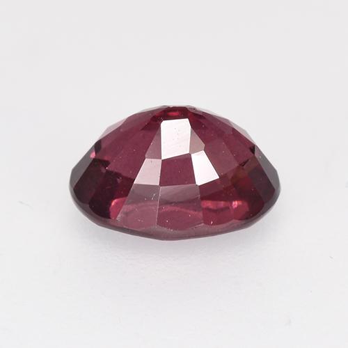 1.37캐럿 천연 라즈베리 레드 로돌라이트 가넷, 타원형 컷, 7.1×5.2 mm, VS