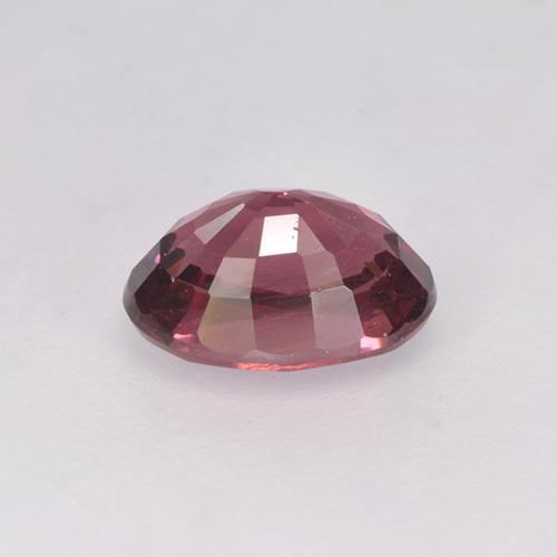 1.15캐럿 천연 미디엄 다크 레드 로돌라이트 가넷, 타원형 컷, 6.9×5.1 mm, VS