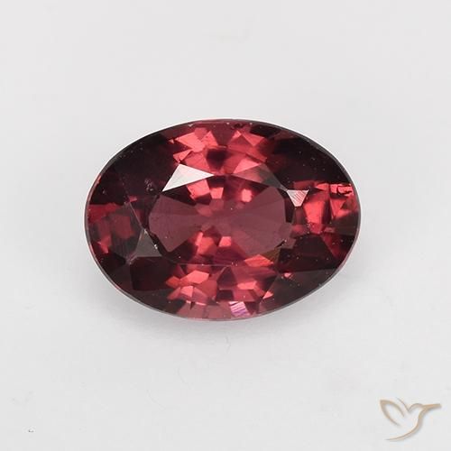 1.04ct 자연스러운 와인 레드 로돌라이트 가넷, 타원형, VS