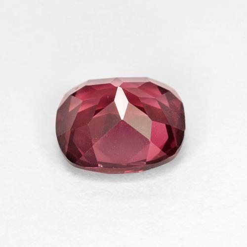 1.85캐럿 천연 베리 퍼플 로돌라이트 가넷, 쿠션 컷, 7.2×6.7 mm, VVS