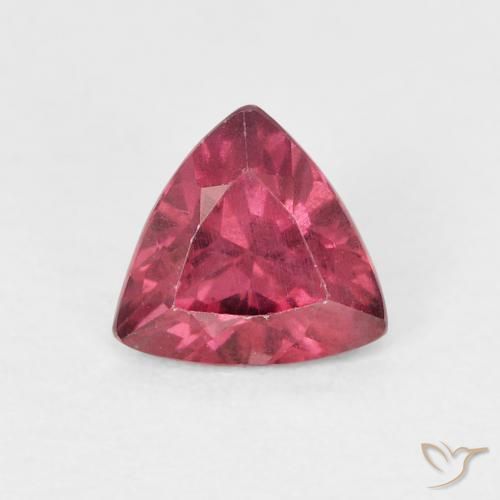 0.60ct 자연스러운 미디엄 레드 로돌라이트 가넷, 일조, VS