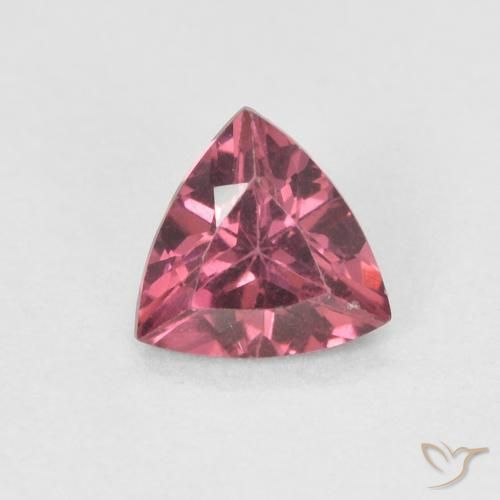 0.53ct 자연스러운 라즈베리 레드 로돌라이트 가넷, 일조, VS