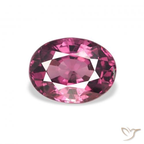 2.32ct 자연스러운 라베리 레드 로돌라이트 가넷, 타원형, VVS-VS