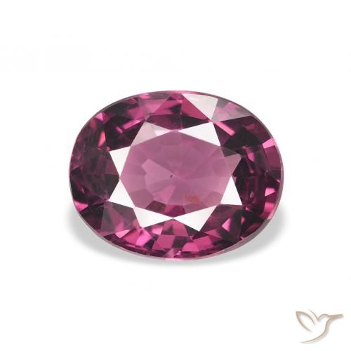 2.40ct 자연스러운 마젠타-핑크 로돌라이트 가넷, 타원형, VVS-VS